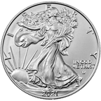2021 1 oz Type 2 American Silver Eagle Coin