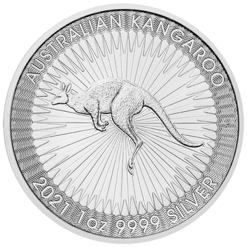 2021 1 oz Australian Silver Kangaroo Coin