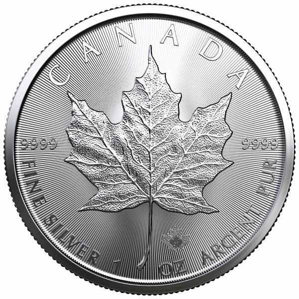 2021 1 oz Canadian .9999 Silver Maple Leaf Coin BU
