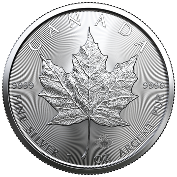 2022 1 oz Canadian Silver Maple Leaf $5 Coin .9999 Fine BU
