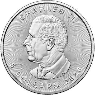 2026 1 oz Canadian Silver Maple Leaf Coin BU
