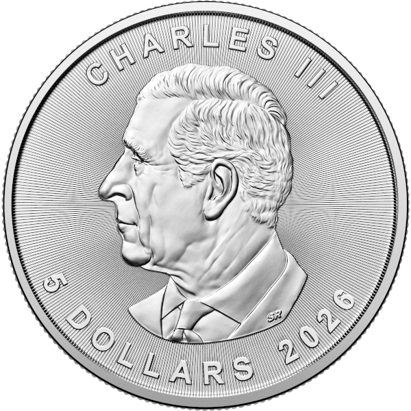 2026 1 oz Canadian Silver Maple Leaf Coin BU
