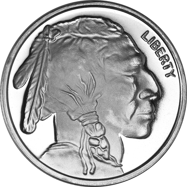 1 oz SilverTowne Buffalo .999 Silver Round