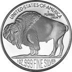 1 oz SilverTowne Buffalo .999 Silver Round
