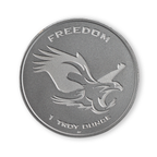 1 OZ SILVER ROUND FREEDOM LIBERTY ASAHI MINT