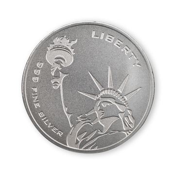 1 OZ SILVER ROUND FREEDOM LIBERTY ASAHI MINT