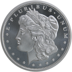 1 OZ SILVER ROUND MORGAN GOLDEN STATE MINT