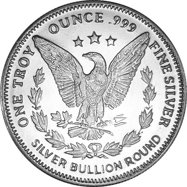 1 OZ SILVER ROUND MORGAN HIGHLAND MINT