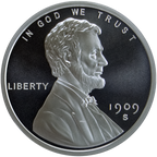 1 OZ SILVER ROUND WHEAT CENT DESIGN GOLDEN STATE MINT