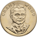 US GOLD ART MEDALLION