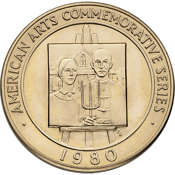 US GOLD ART MEDALLION