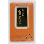 1 oz Gold Bar Valcambi w/Assay