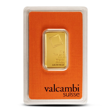 20 Gram Valcambi Gold Bar New w/ Assay