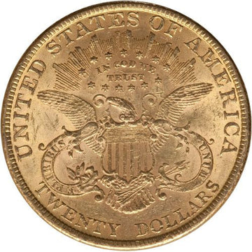 $20 Liberty Gold Double Eagle Coin Random Year AU