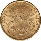 $20 Liberty Gold Double Eagle Coin Random Year AU