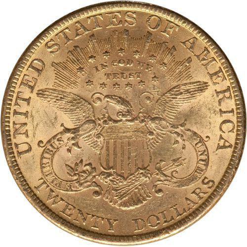 $20 Liberty Gold Double Eagle Coin Random Year AU