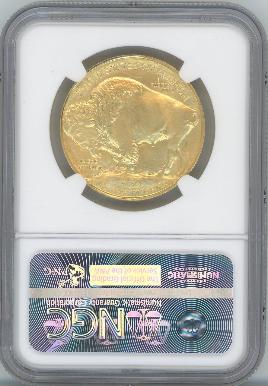 2006 $50 One-Ounce Gold Buffalo First Strikes NGC MS70