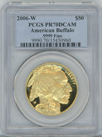 2006-W $50 One-Ounce Gold Buffalo PCGS PR70DCAM