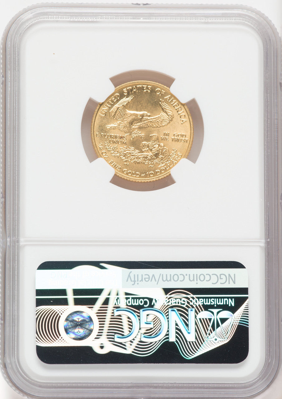 2007 $10 American Gold Eagle NGC MS69 Ron Harrigal Signed