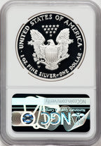 2007-W American Silver Eagle NGC PF70 Ultra Cameo Ron Harrigal Signed