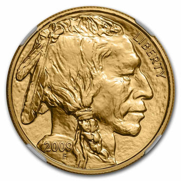 2009 $50 One-Ounce Gold Buffalo ER NGC MS70