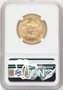 2011 $25 American Gold Eagle NGC MS69 Ron Harrigal Signed