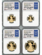 2011-W Gold Eagle Proof 4-Coin Year Set NGC PF70 Ed Moy Signed