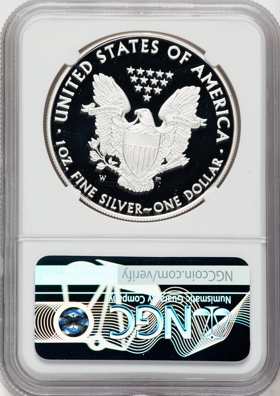 2011-W American Silver Eagle NGC PF70 Ultra Cameo Ron Harrigal Signed