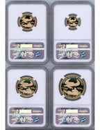 2012-W Gold Eagle Proof 4-Coin Year Set NGC PF70 Ed Moy Signed