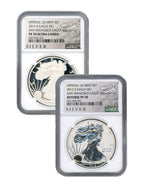 2012-S US Mint American Silver Eagle 2pc Set Reverse NGC PF70 and PF70