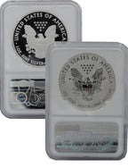 2012-S US Mint American Silver Eagle 2pc Set Reverse NGC PF70 and PF70