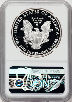 2012-W American Silver Eagle NGC PF70 Ultra Cameo Ron Harrigal Signed