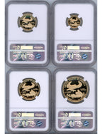 2015-W Gold Eagle Proof 4-Coin Year Set NGC PF70 Ed Moy Signed