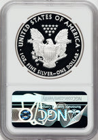 2015-W American Silver Eagle NGC PF70 Ultra Cameo Ron Harrigal Signed