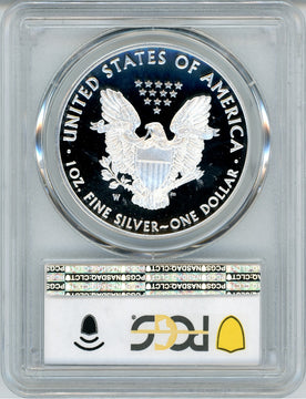 2016-W $1 (2020) Silver Eagle Lettered Edge 30th Anniversary WP Mint Hoard PCGS PR70DCAM
