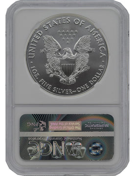 2016 $1 Silver Eagle 30th Anniversary First Strike NGC MS70