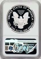 2016-W American Silver Eagle NGC PF70 Ultra Cameo Ron Harrigal Signed