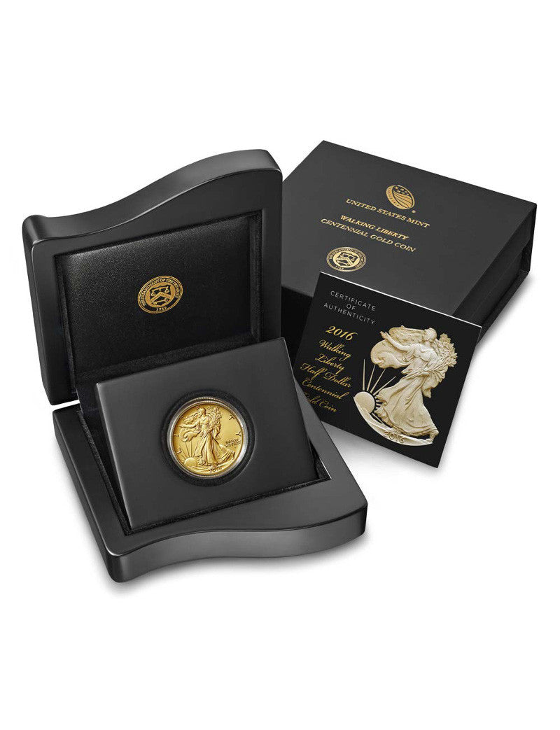 2016-W US Gold Walking Liberty Half Dollar (1/2 oz) 50C w/OGP