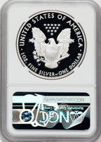 2017-W American Silver Eagle NGC PF70 Ultra Cameo Ron Harrigal Signed
