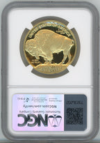 2017-W $50 Gold Buffalo .9999 NGC PF70 UCAM Ron Harrigal Signed