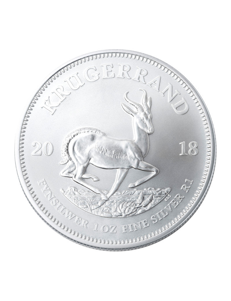 2018 1 oz South African Silver Krugerrand Coin