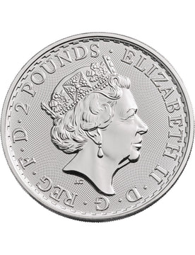 2018 1 oz British Silver Britannia Coin