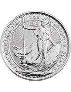 2018 1 oz British Silver Britannia Coin