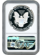2018-S American Silver Eagle NGC PF70 Ultra Cameo Ed Moy Signed