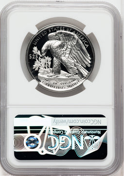 2018-W Palladium Proof High Relief ER NGC PF70UCAM Ron Harrigal Signed