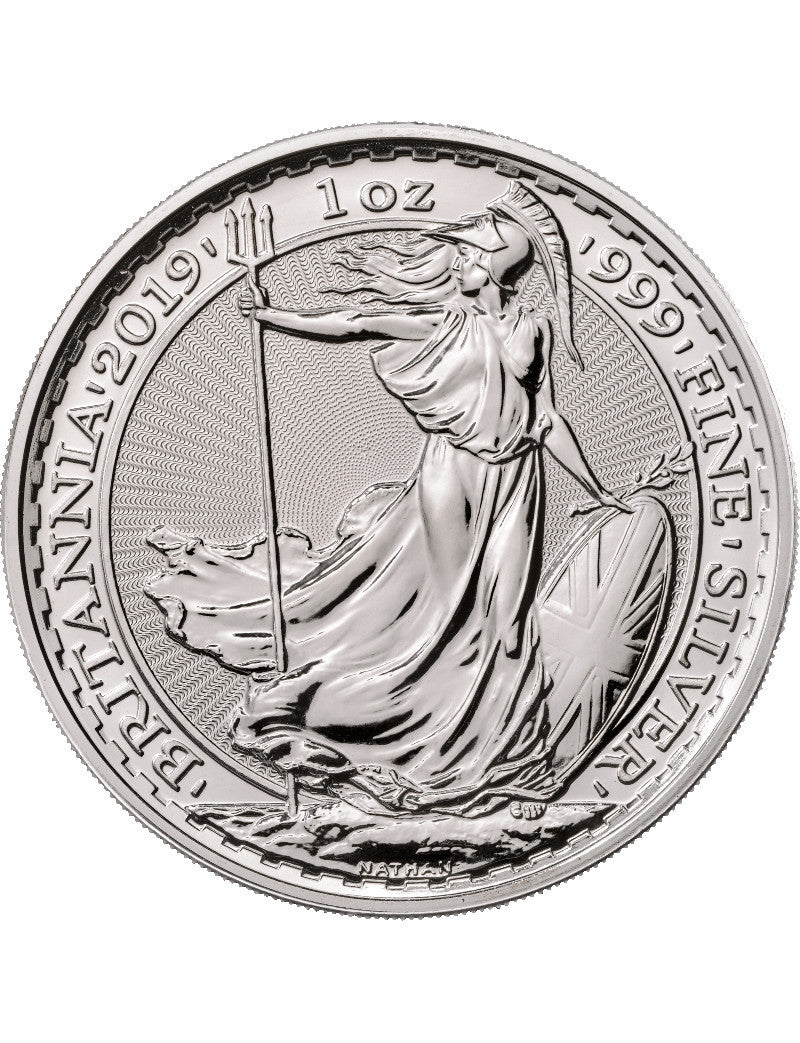 2019 1 oz British Silver Britannia Coin
