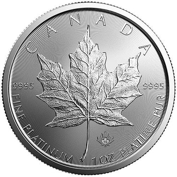 2019 1 oz Canadian Platinum Maple Leaf Coin