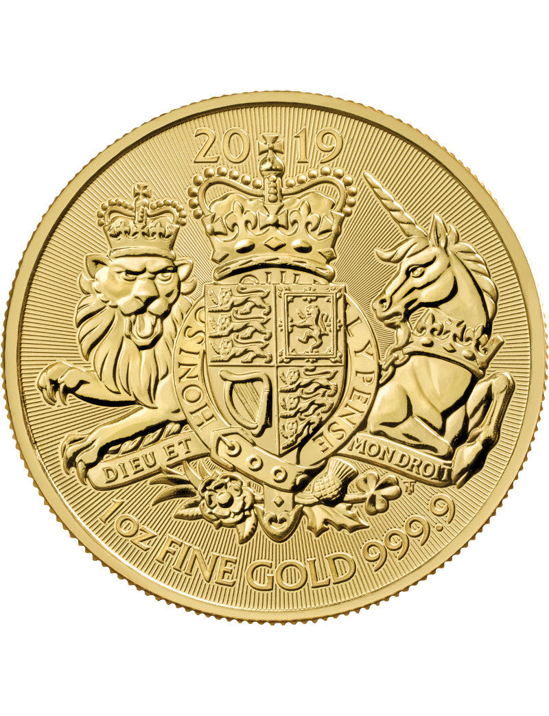 2019 1 oz British Gold Royal Arms Coin