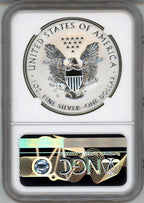 2019-S Enhanced Reverse Proof Silver Eagle Trolly Label First Releases NGC PF70 W/COA