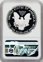 2019-W American Silver Eagle NGC PF70 Ultra Cameo Ron Harrigal Signed